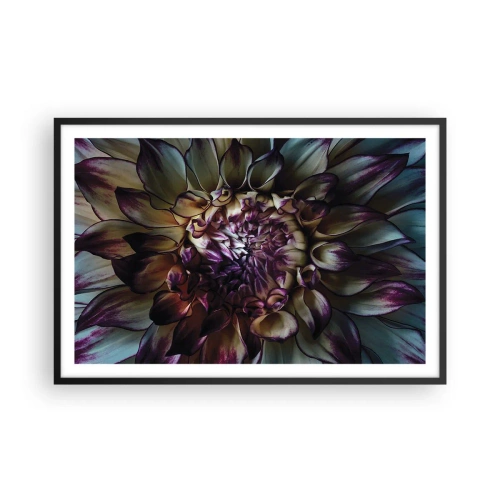 Poster in einem schwarzem Rahmen - Die Blütezeit der Jugend - 91x61 cm