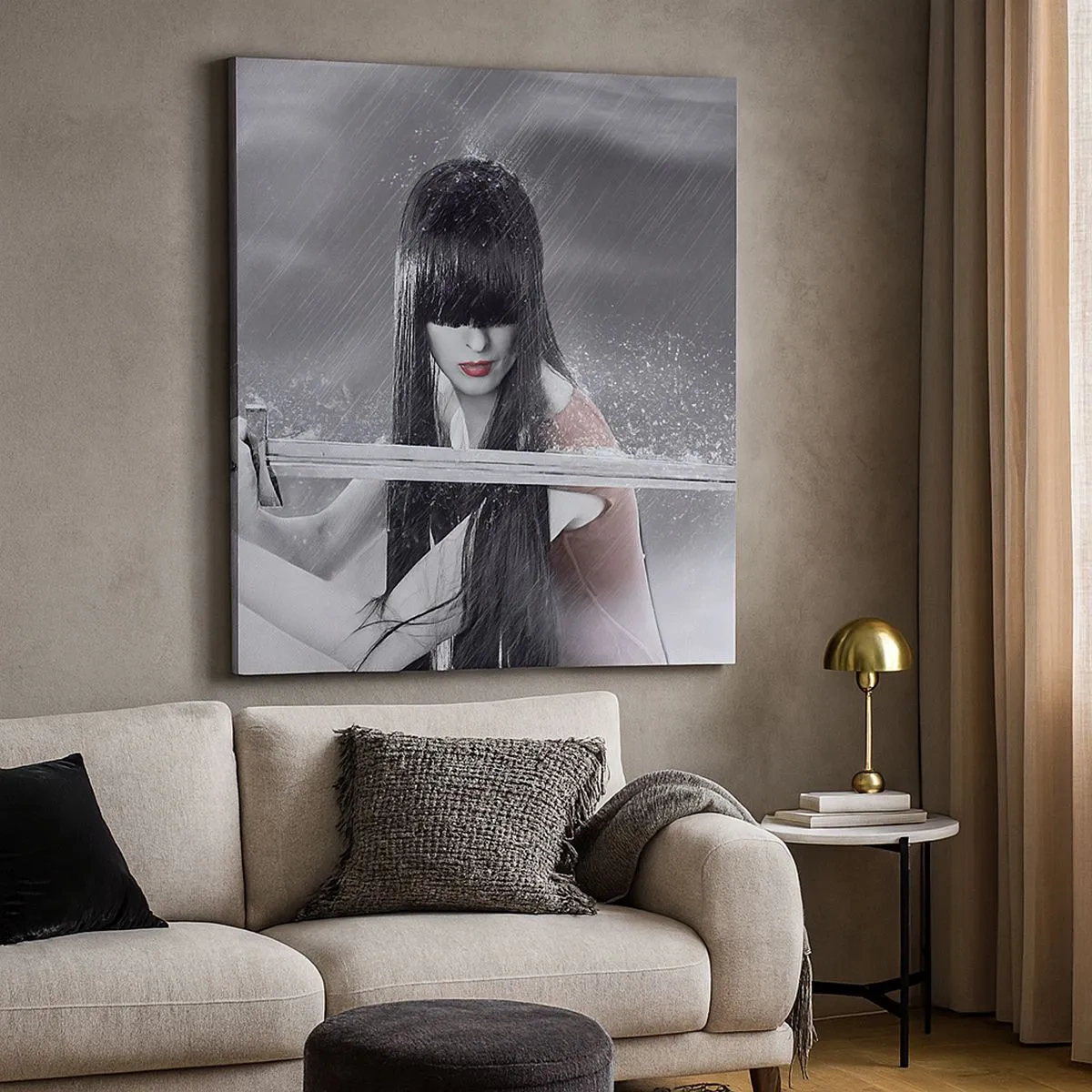 Bild auf Leinwand - Leinwandbild - Schön und gefährlich - 30x30 cm