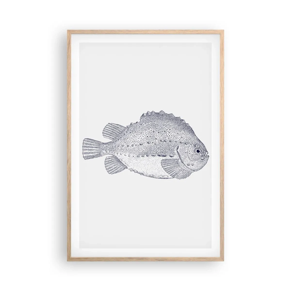 Poster in einem Rahmen aus heller Eiche - Für das Album des Naturforschers - 61x91 cm