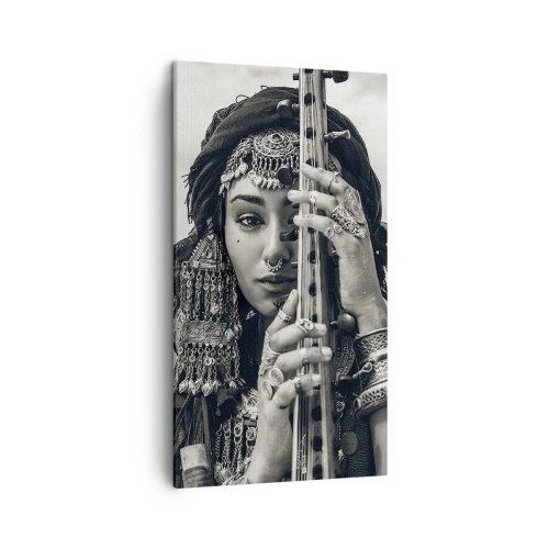 Bild auf Leinwand - Leinwandbild - Die Musik des Orients selbst - 45x80 cm