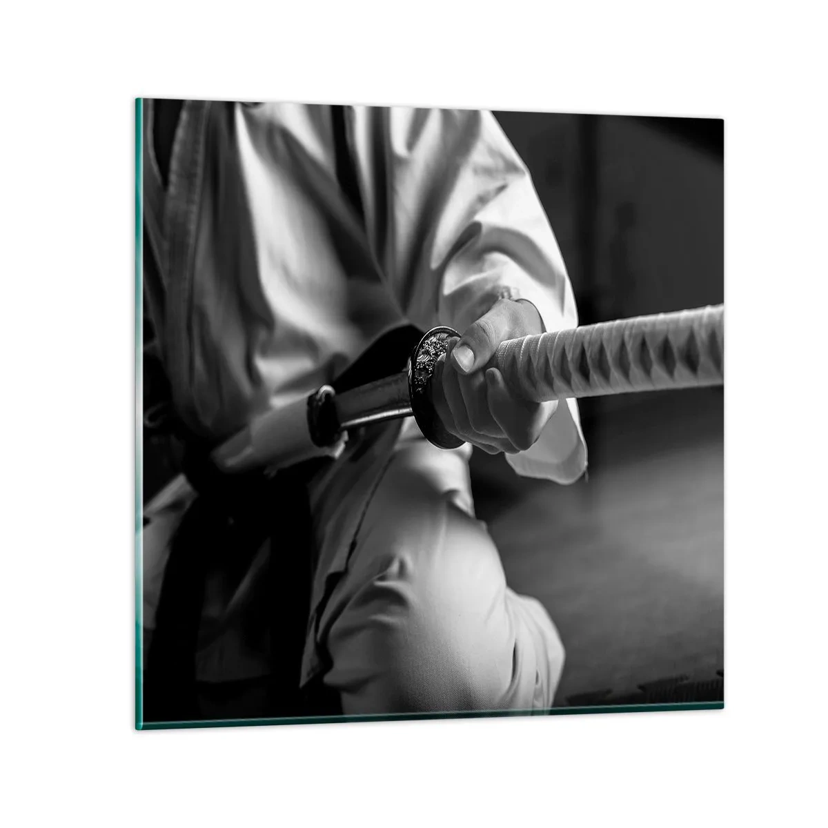 Glasbild - Bild auf glas - Kriegerseele - 60x60 cm