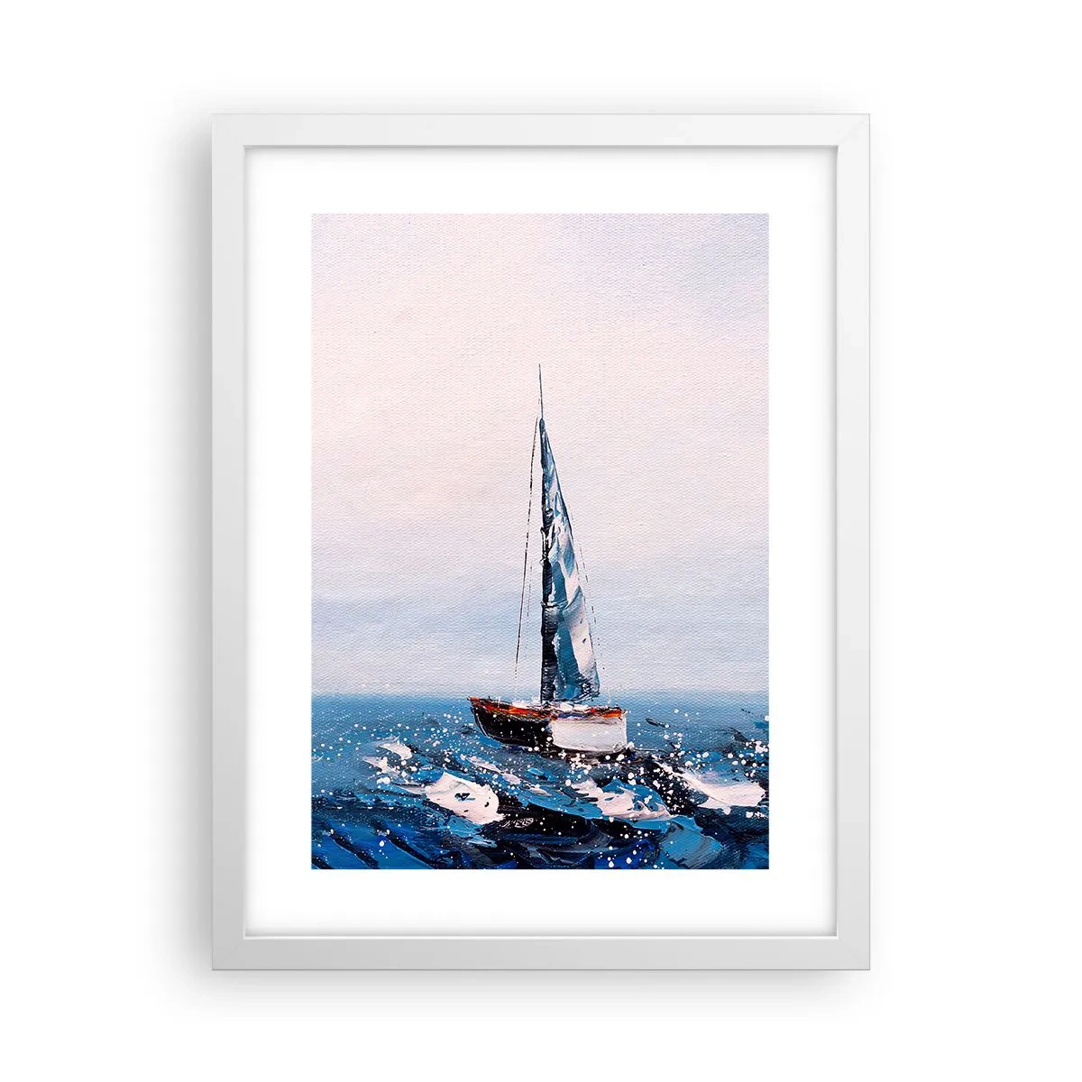 Poster in einem weißen Rahmen - Bruderschaft des Windes - 30x40 cm
