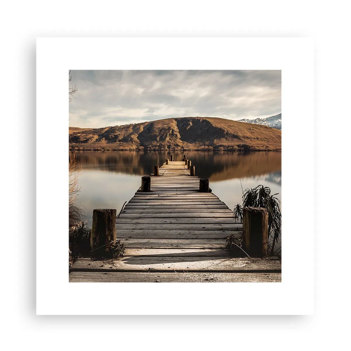 Poster - Landschaft in Stille - 30x30 cm
