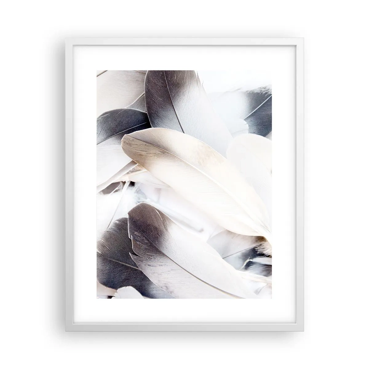 Poster in einem weißen Rahmen - Fast engelhaft - 40x50 cm