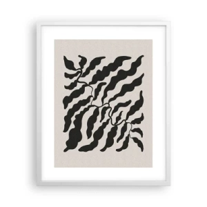 Poster in einem weißen Rahmen - Natur des Quadrats - 40x50 cm