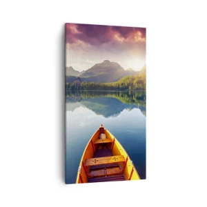 Bild auf Leinwand - Leinwandbild - Nichts gegen die Natur - 45x80 cm