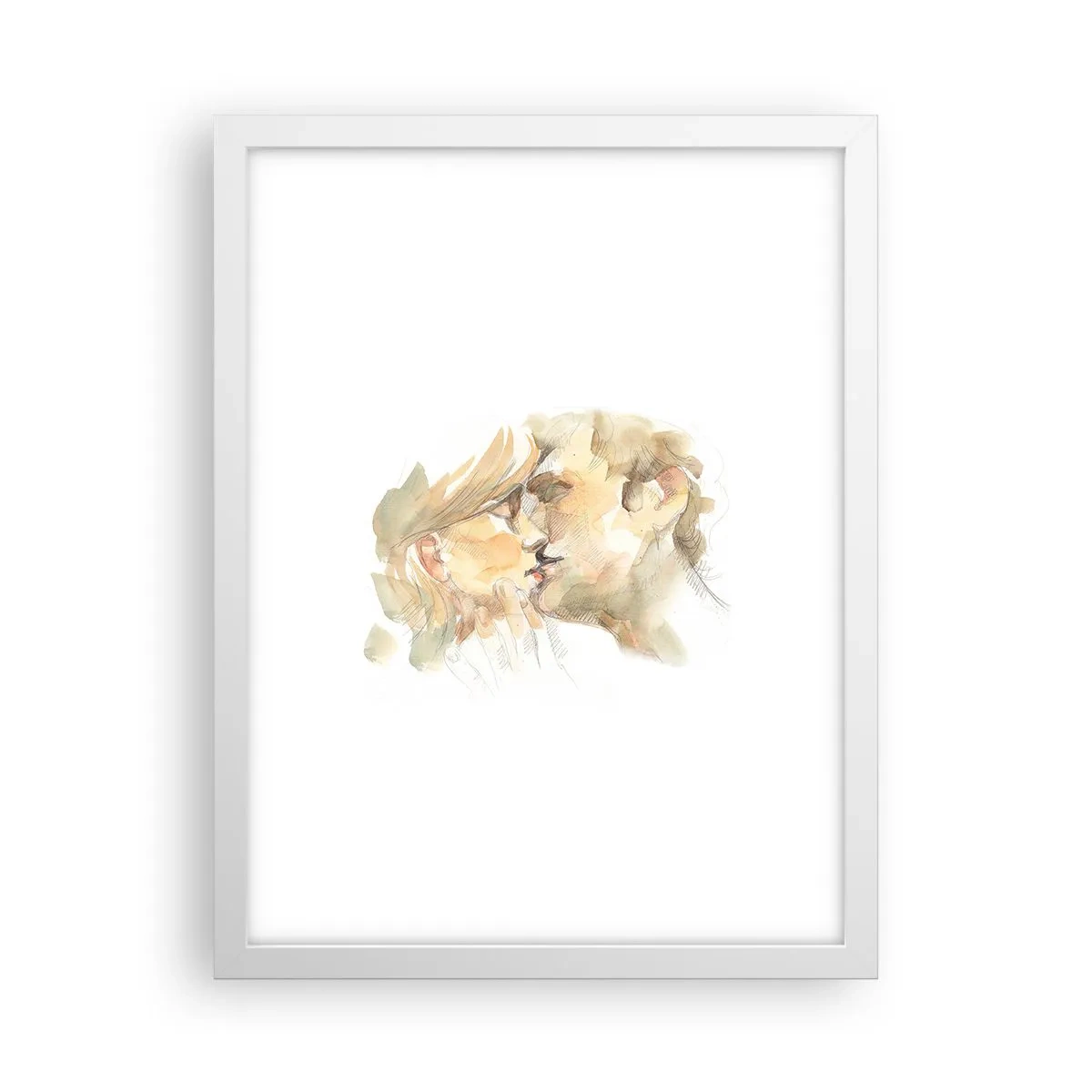 Poster in einem weißen Rahmen - Hälfte gefunden? - 30x40 cm