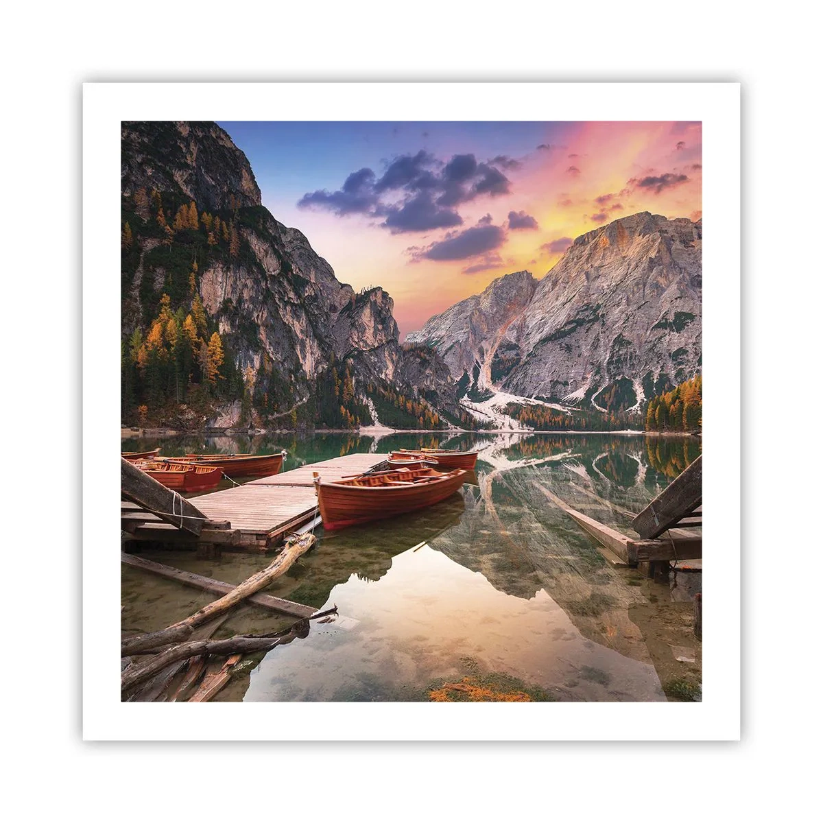 Poster - Versprechen des Tages - 60x60 cm
