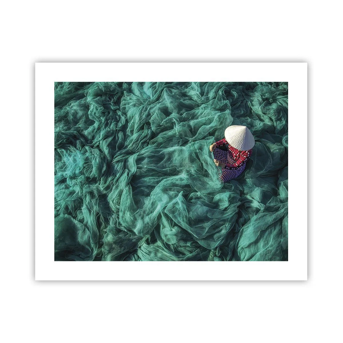 Poster - In einem Meer aus Netzen - 50x40 cm