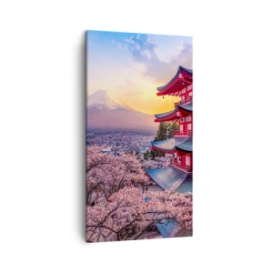 Bild auf Leinwand - Leinwandbild - Die Essenz des japanischen Geistes - 45x80 cm
