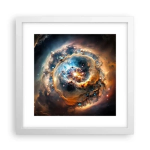 Poster in einem weißen Rahmen - Anfang - 30x30 cm