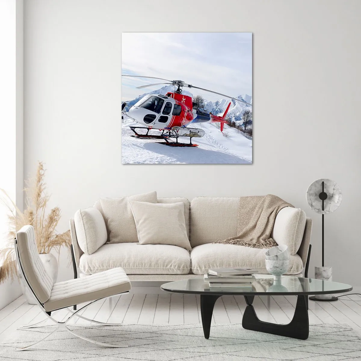 Glasbild - Bild auf glas - Immer bereit - 70x70 cm