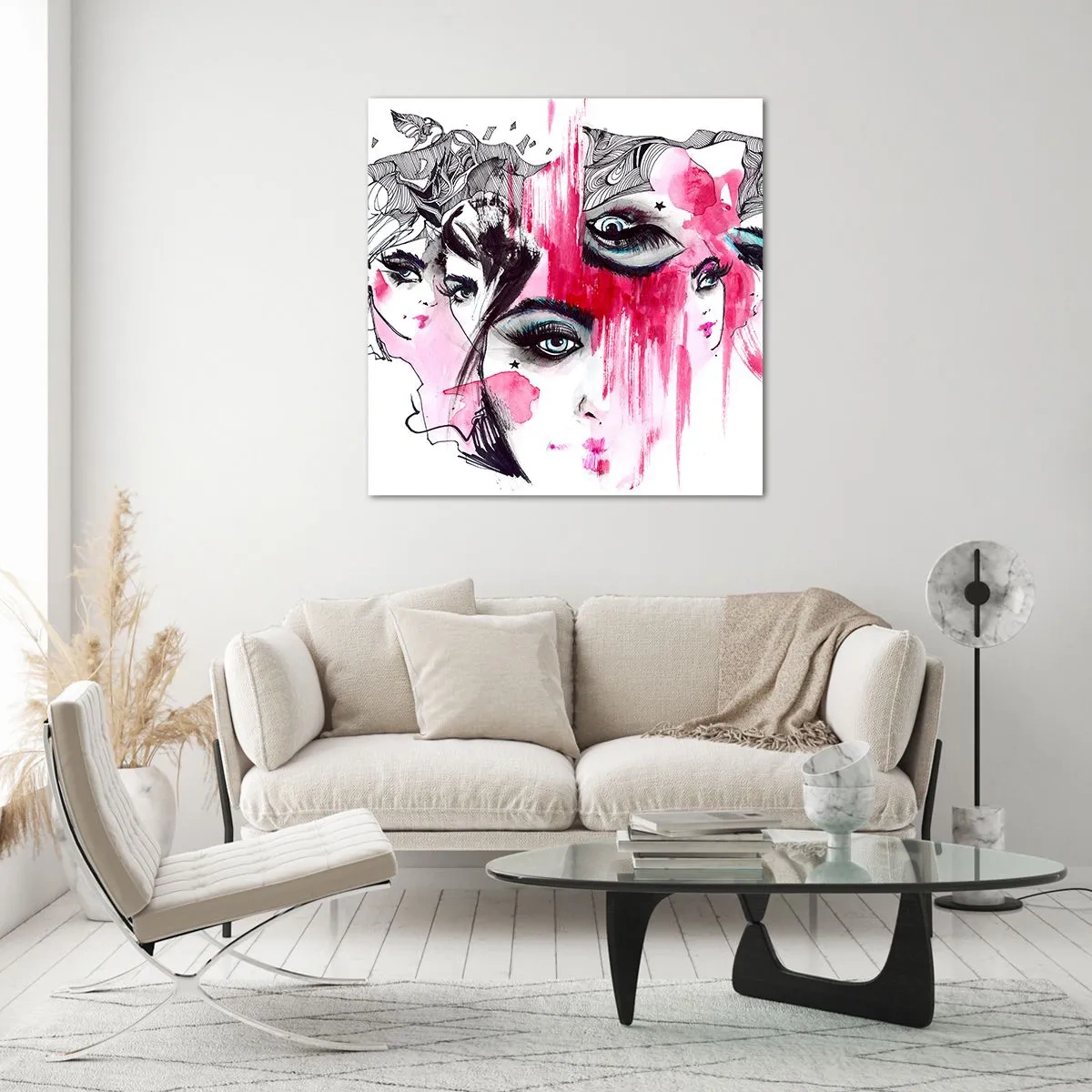 Glasbild - Bild auf glas - , - 40x40 cm