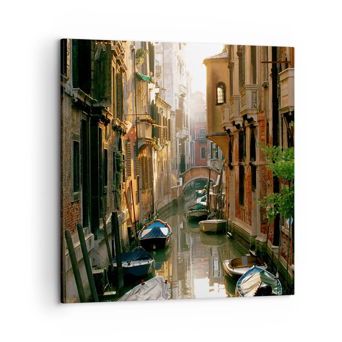 Bild auf Leinwand - Leinwandbild - In einer venezianischen Gasse - 50x50 cm