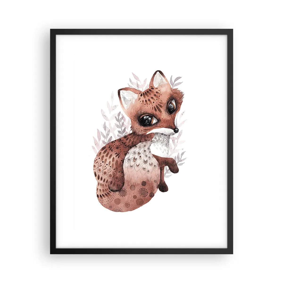 Poster in einem schwarzem Rahmen - Einfach lieben - 40x50 cm