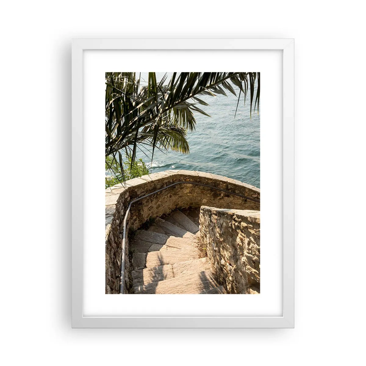 Poster in einem weißen Rahmen - Unter der Sonne Italiens - 30x40 cm