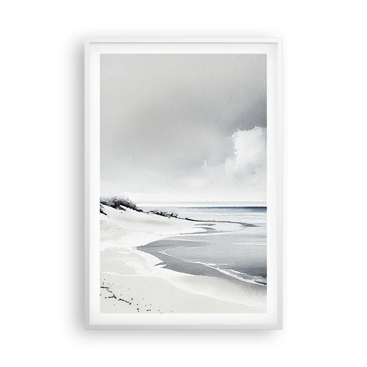 Poster in einem weißen Rahmen - Für immer zusammen - 61x91 cm