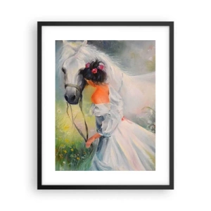 Poster in einem schwarzem Rahmen - Wie aus einem schönen Traum - 40x50 cm