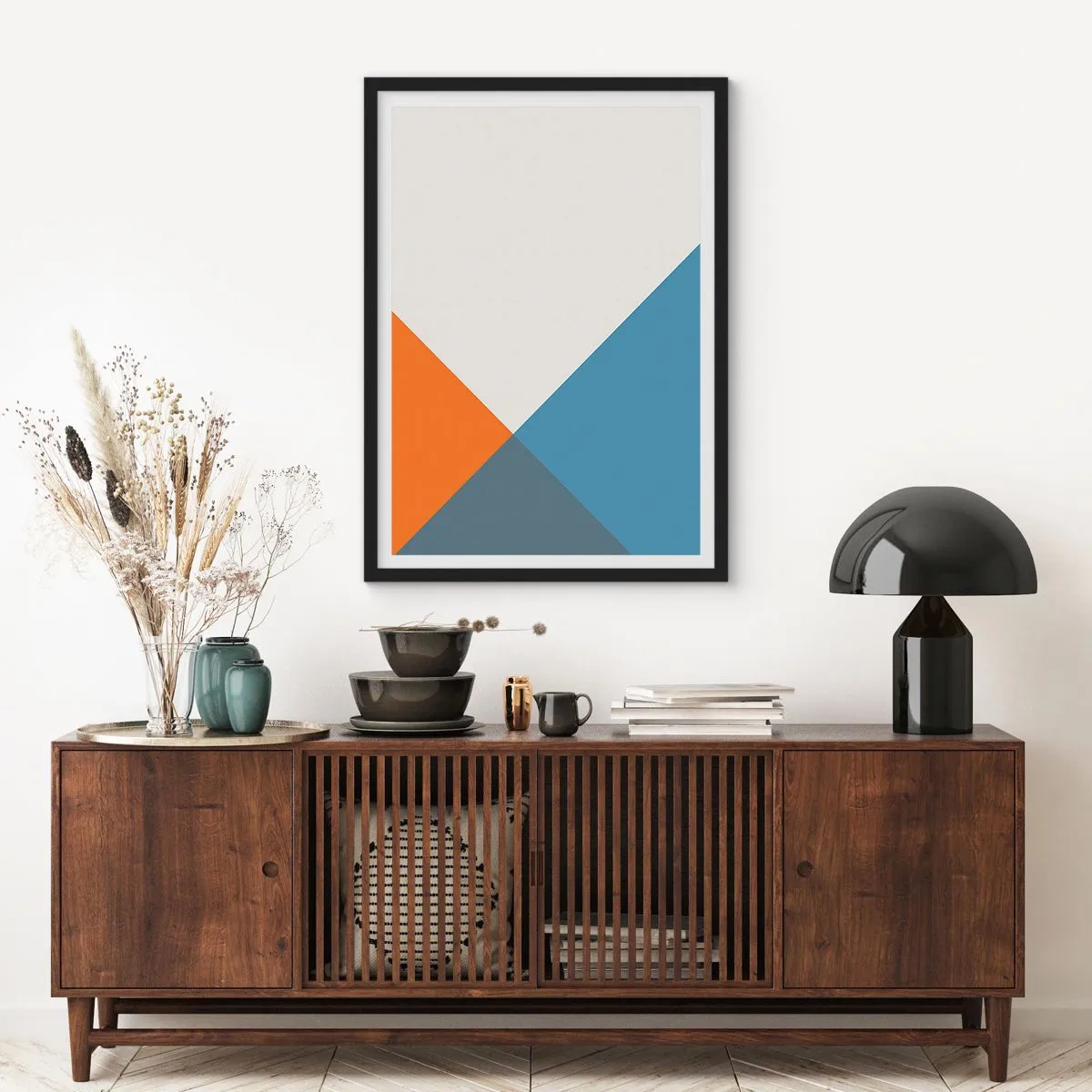 Poster in einem schwarzem Rahmen - In einem Winkel… - 61x91 cm