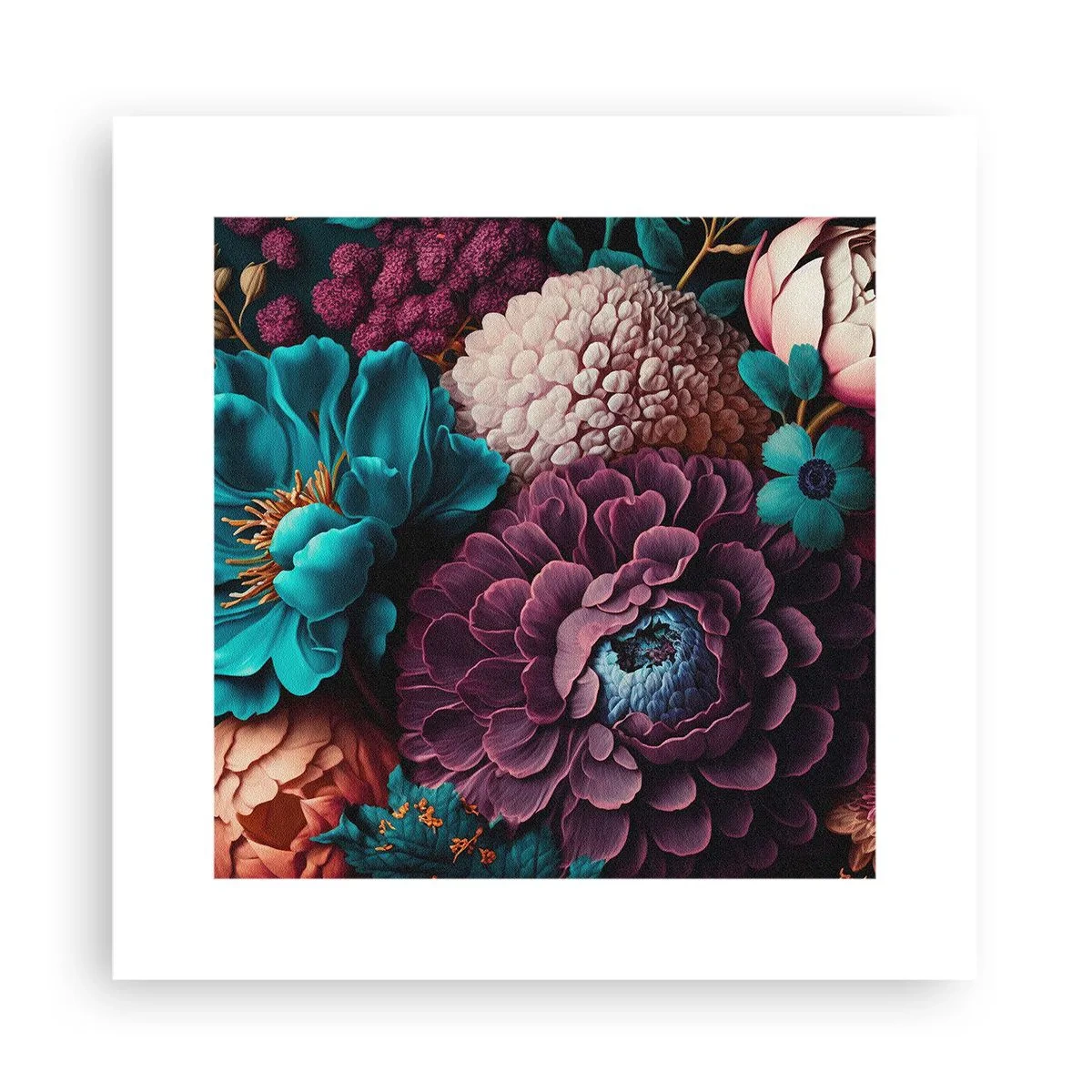 Poster - Natur in Hülle und Fülle - 30x30 cm