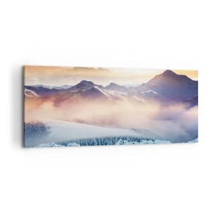 Bild auf Leinwand - Leinwandbild - Die Kraft und Reinheit der Natur - 100x40 cm