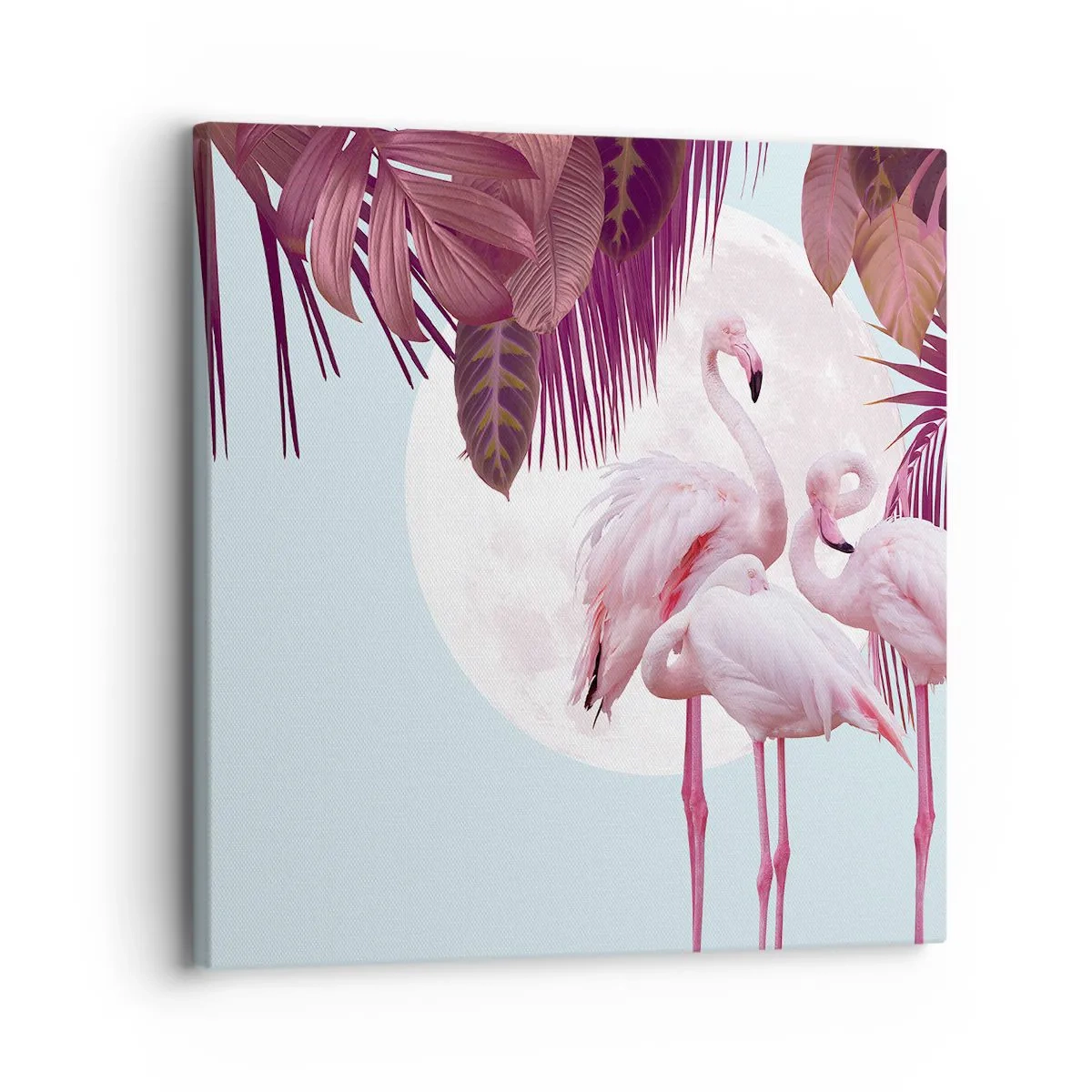 Bild auf Leinwand - Leinwandbild - Drei Vogelgnaden - 30x30 cm