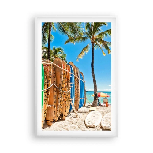 Poster in einem weißen Rahmen - Sonniger Spaß - 61x91 cm