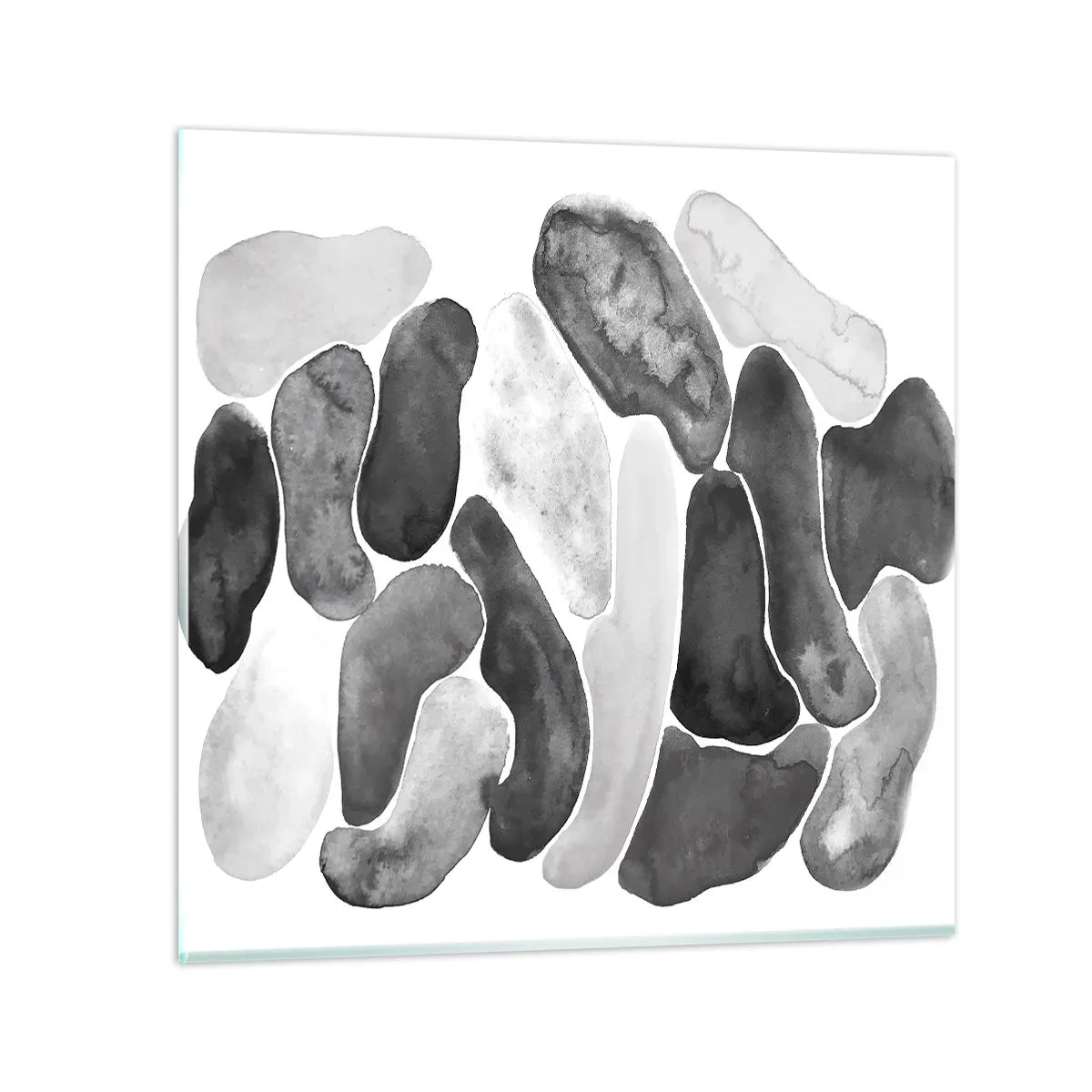 Glasbild - Bild auf glas - Felsige Abstraktion - 70x70 cm