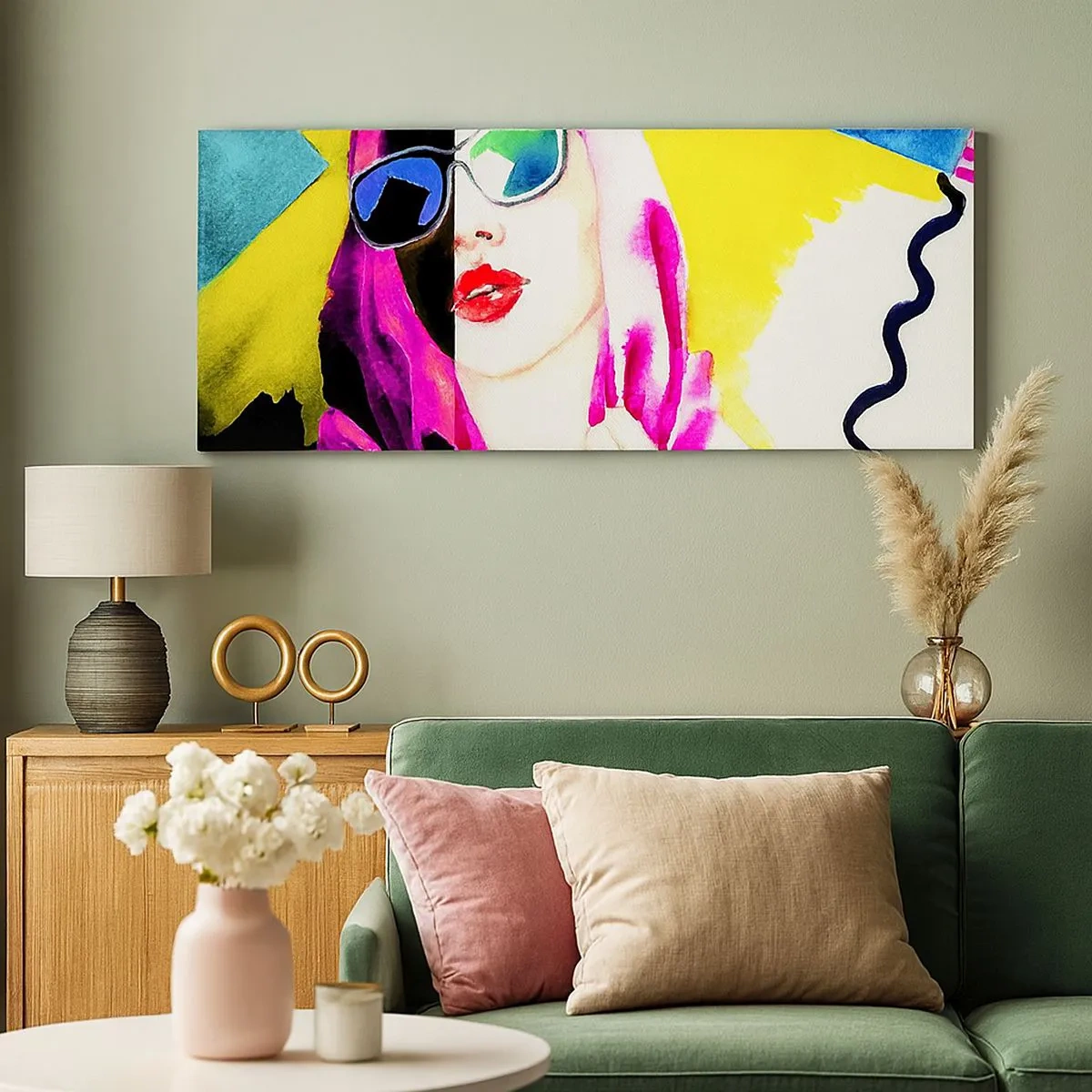 Bild auf Leinwand - Leinwandbild - Ich bin nicht weiß und ich bin nicht schwarz - 100x40 cm