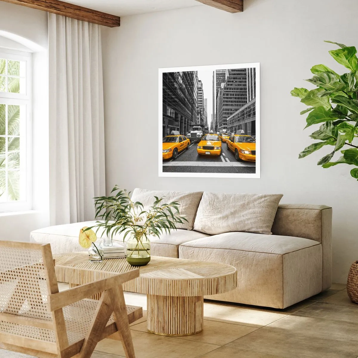 Poster - Wir färben die Stadt - 30x30 cm