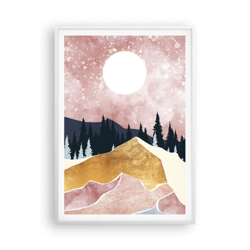 Poster in einem weißen Rahmen - Nachtwache - 70x100 cm