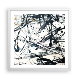 Poster in einem weißen Rahmen - Sinn machen oder keinen Sinn machen? - 50x50 cm