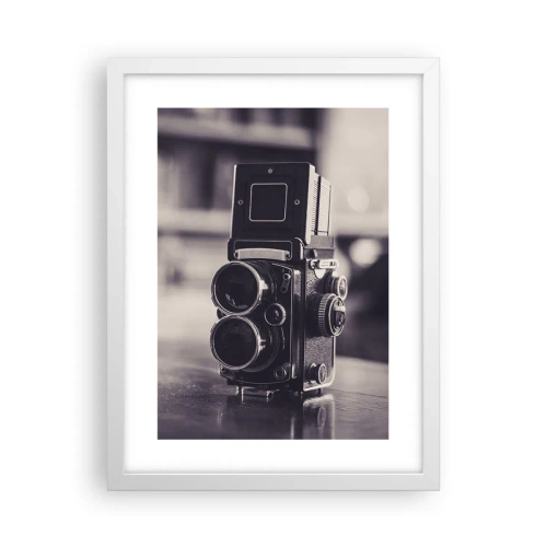 Poster in einem weißen Rahmen - Zauber alter Fotografie - 30x40 cm