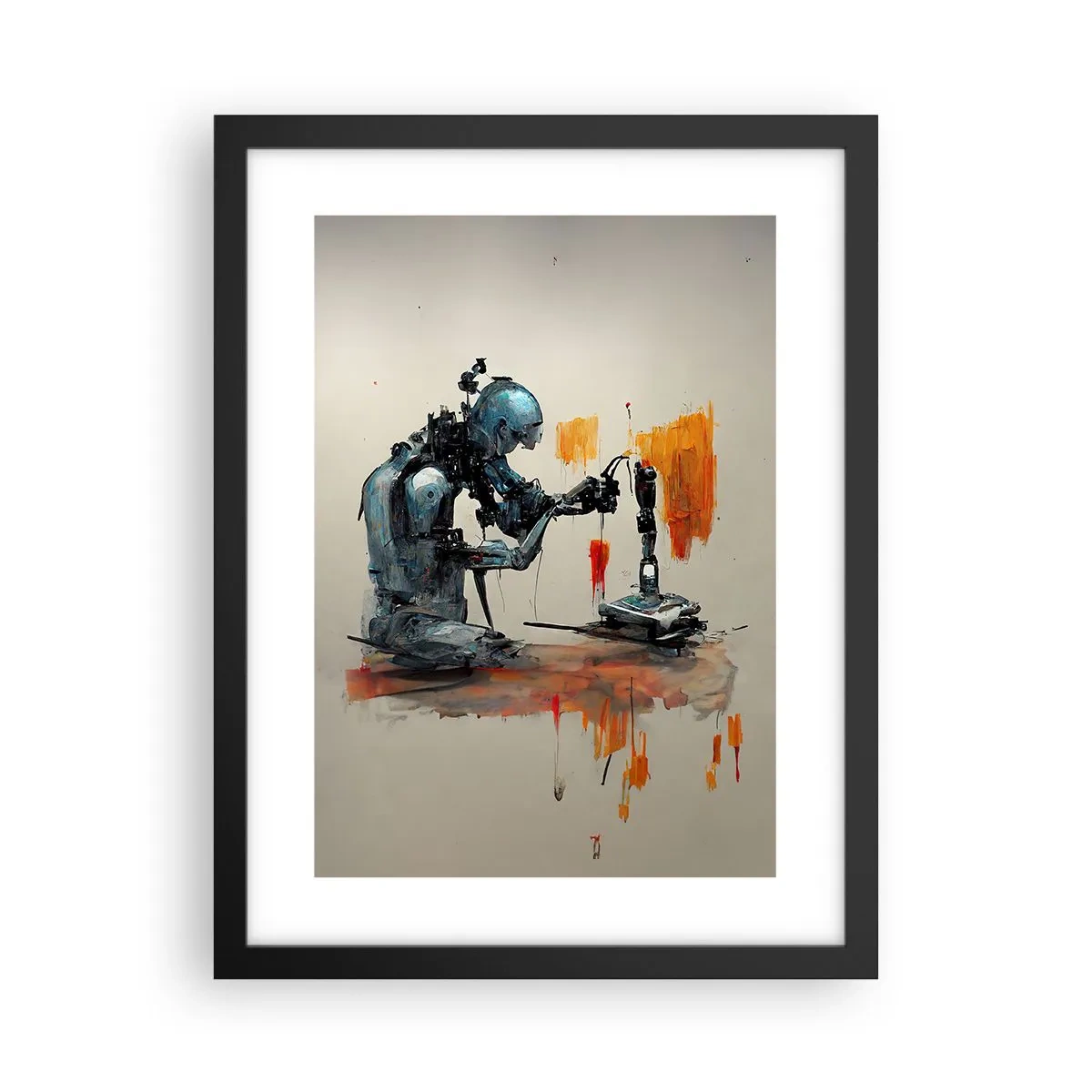 Poster in einem schwarzem Rahmen - Schon morgen… - 30x40 cm