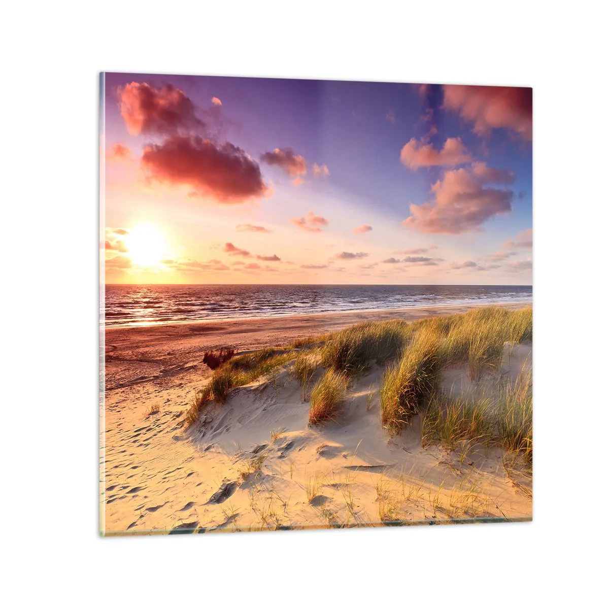 Glasbild - Bild auf glas - Die Luft riecht schon im Sommer - 70x70 cm