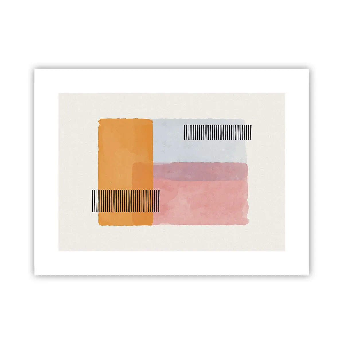 Poster - Von Ecke zu Ecke - 40x30 cm