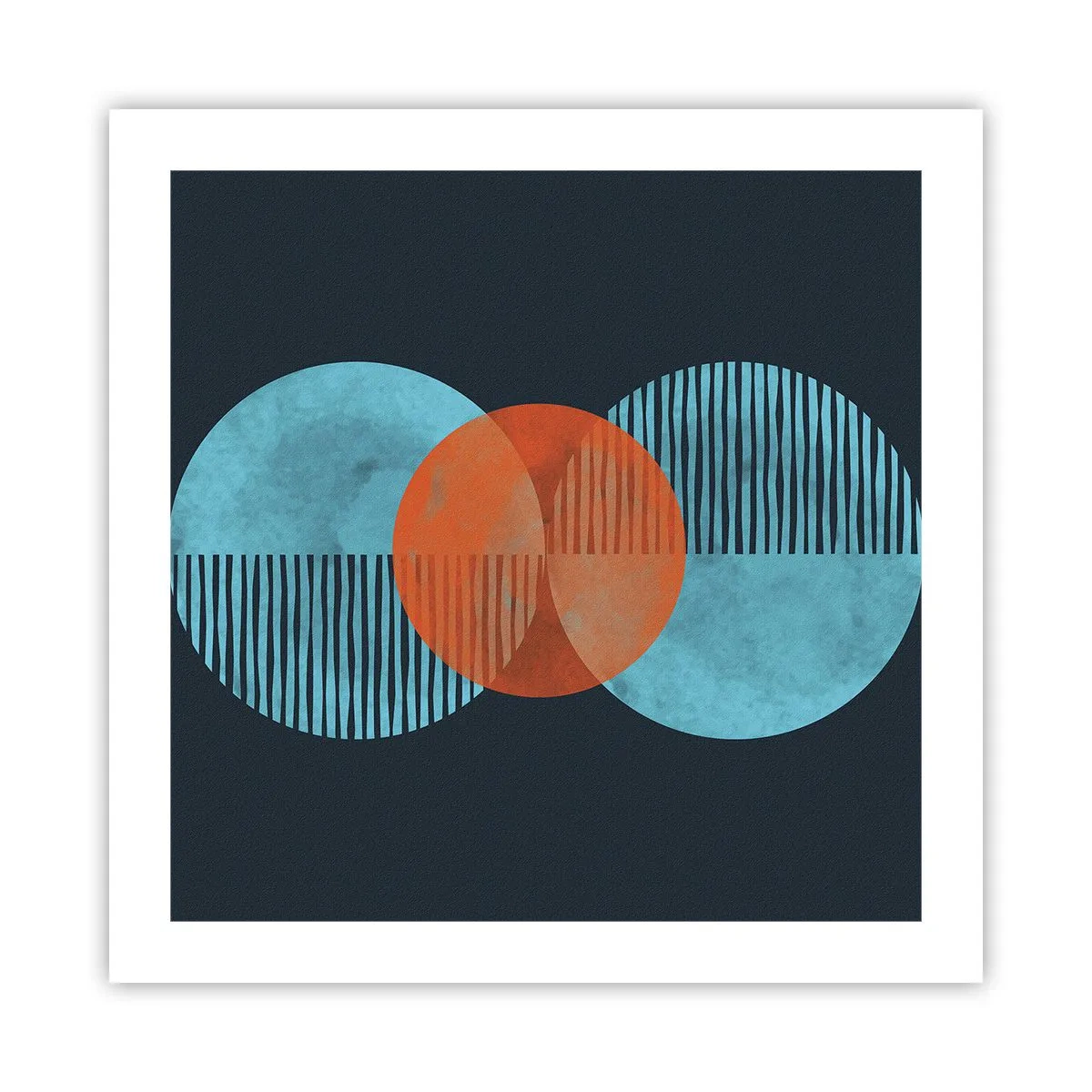 Poster - Symmetrische Komposition - 50x50 cm