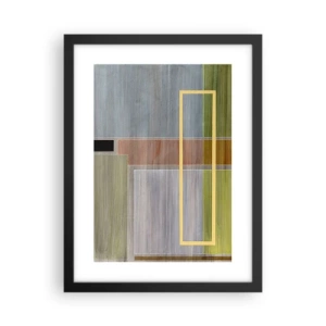 Poster in einem schwarzem Rahmen - Einfach und ruhig - 30x40 cm