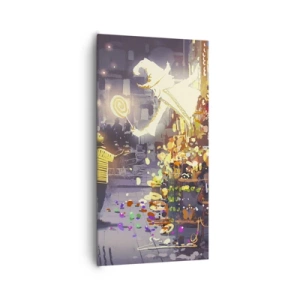 Bild auf Leinwand - Leinwandbild - Magie ist da - 65x120 cm