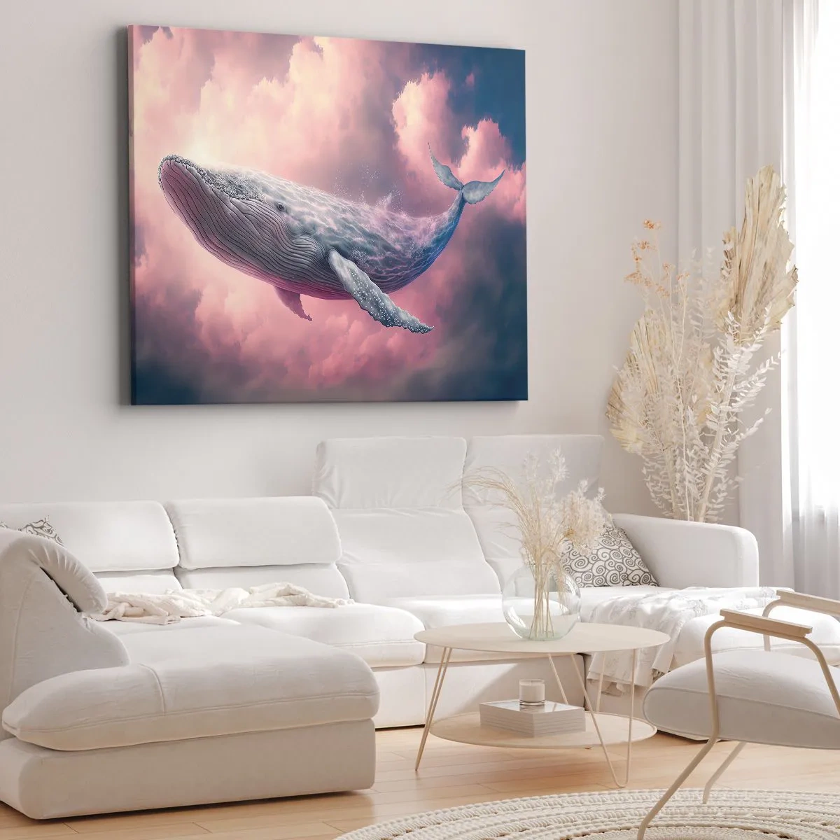 Bild auf Leinwand - Leinwandbild - Reibe deine Augen - 70x50 cm