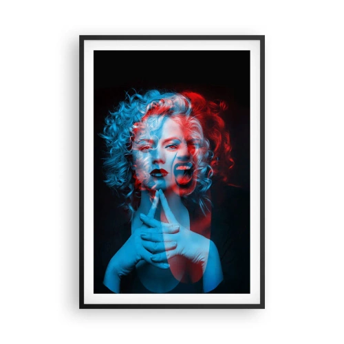 Poster in einem schwarzem Rahmen - Alter Ego - 61x91 cm