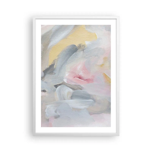 Poster in einem weißen Rahmen - In einer Pastellwelt - 50x70 cm