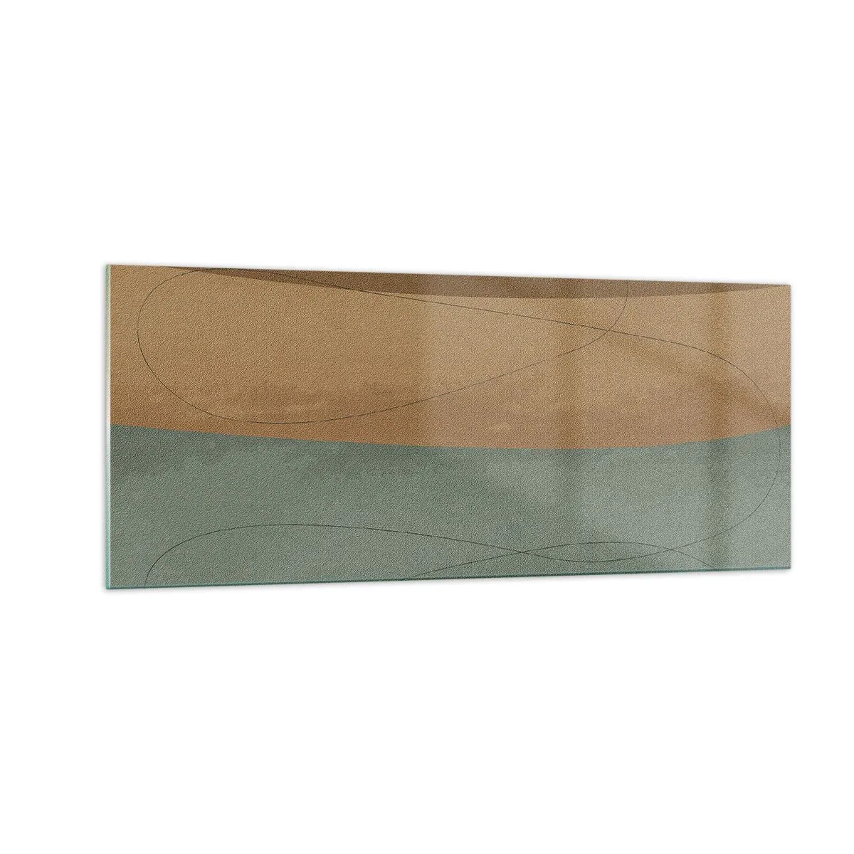 Glasbild - Bild auf glas - Horizontale Komposition - 100x40 cm