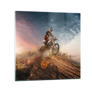 Glasbild - Bild auf glas - Für den Sieg - 70x70 cm