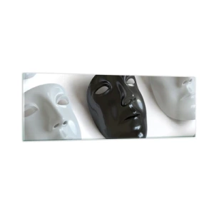 Glasbild - Bild auf glas - Wie hebt man sich ab? - 90x30 cm