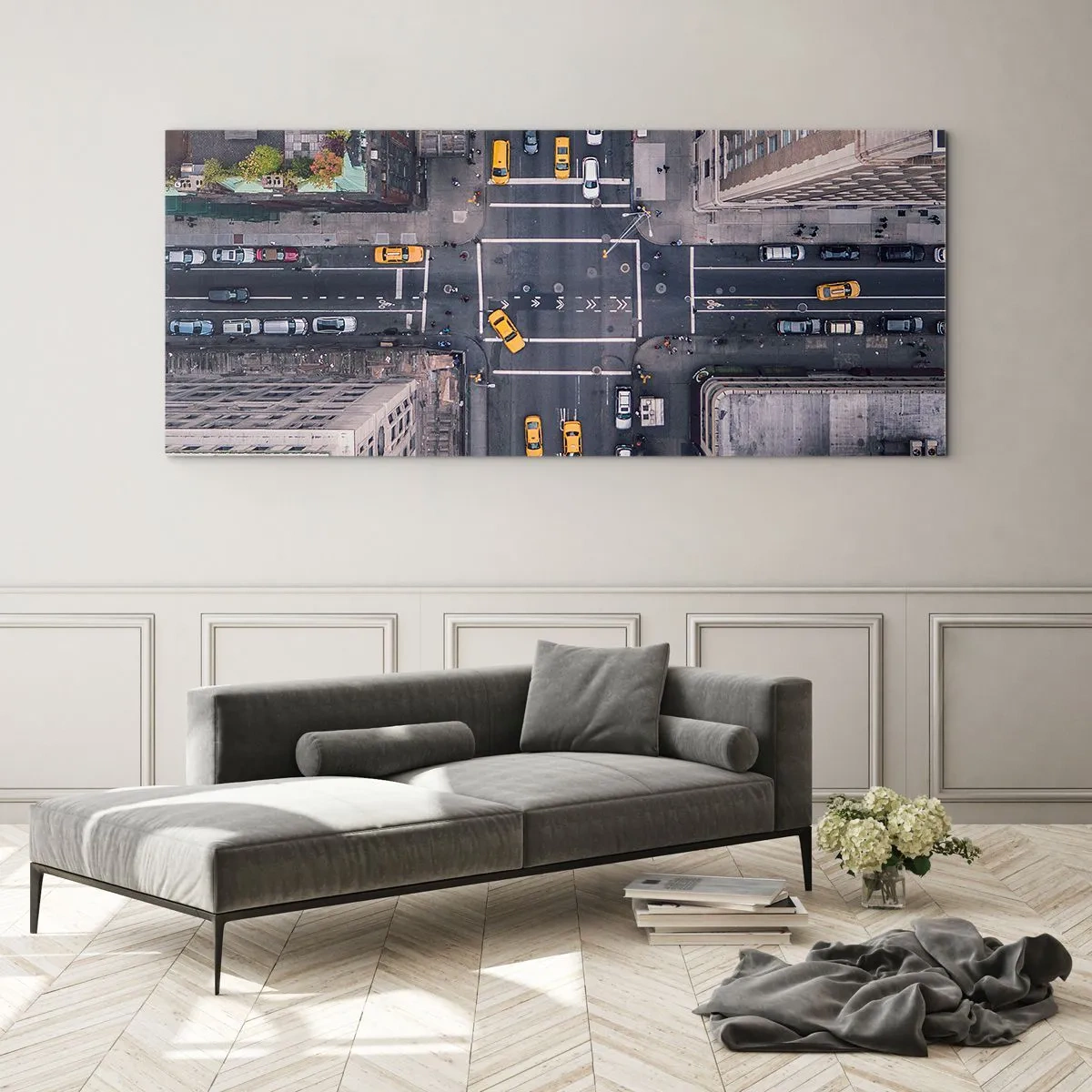 Glasbild - Bild auf glas - Eine einfache Wahl - 100x40 cm