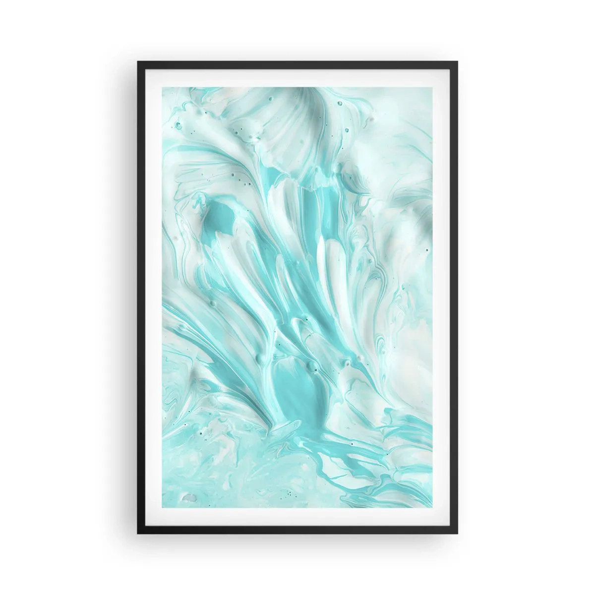 Poster in einem schwarzem Rahmen - Für immer zusammen - 61x91 cm