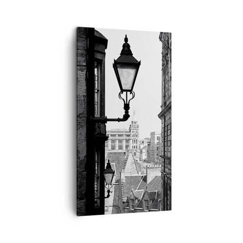 Bild auf Leinwand - Leinwandbild - Die Edinburgh-Geschichte - 45x80 cm