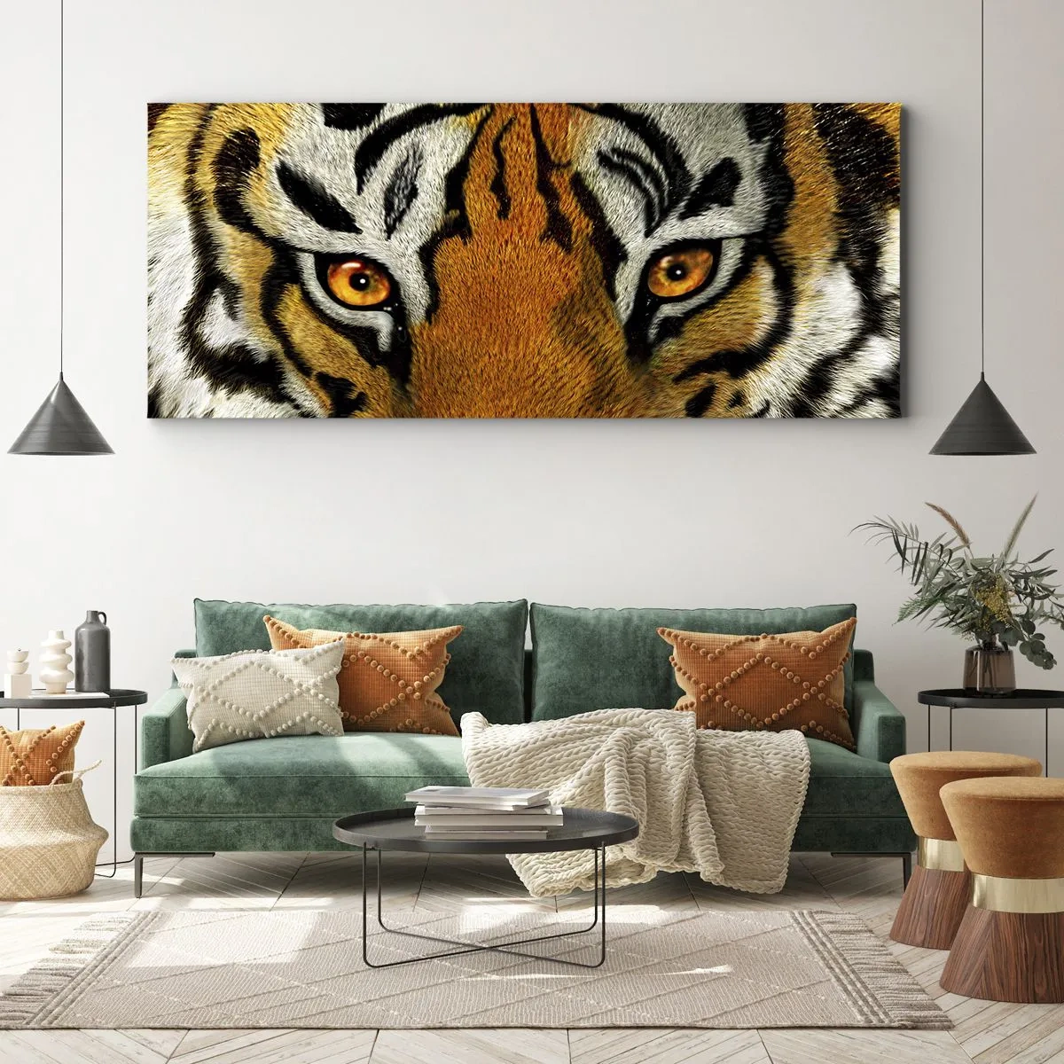 Bild auf Leinwand - Leinwandbild - Schrecklich und schön - 100x40 cm