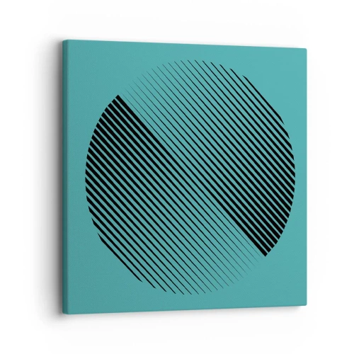 Bild auf Leinwand - Leinwandbild - Kreis – eine geometrische Variante - 30x30 cm